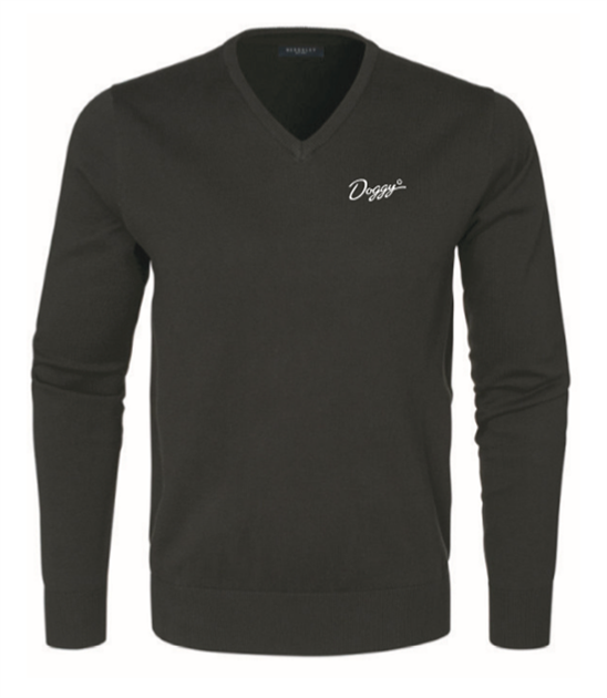 Doggy AB V-neck Brockton gents, Black