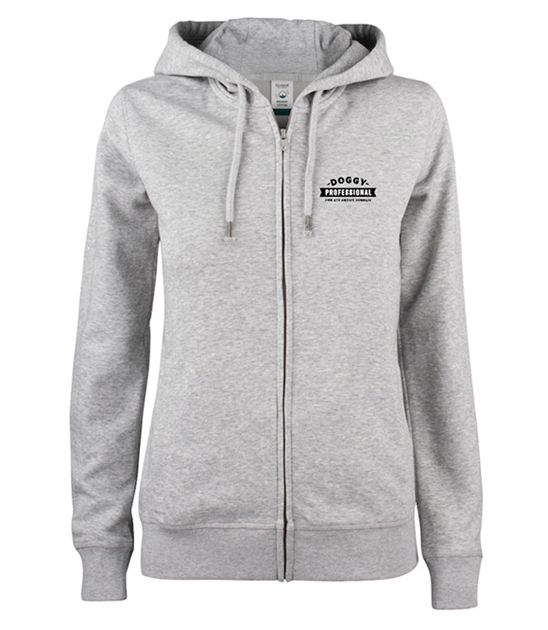 Doggy P Hoody full zip Organic ladies