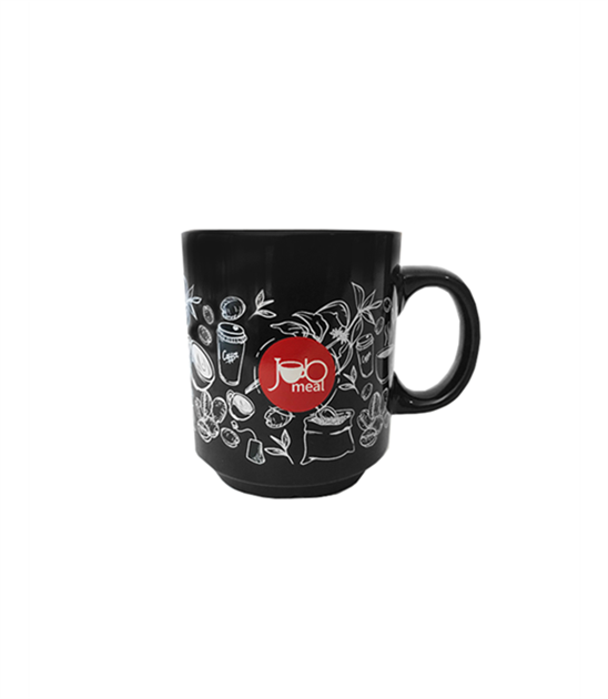 Jobmeal Kaffemugg 36-pack, Svart