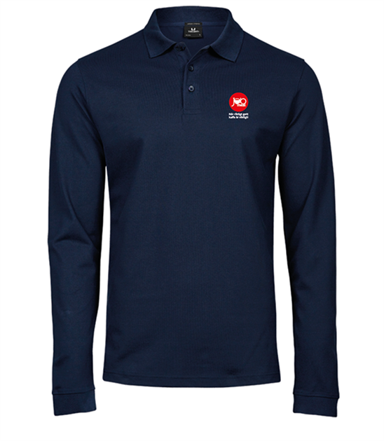 Piké ekobomull lång ärm 1406 herr SWE