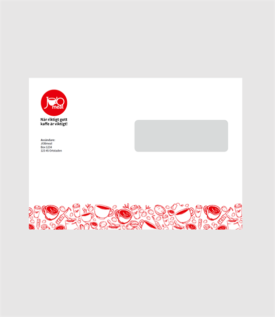 Kuvert C5 fönster, 500ex