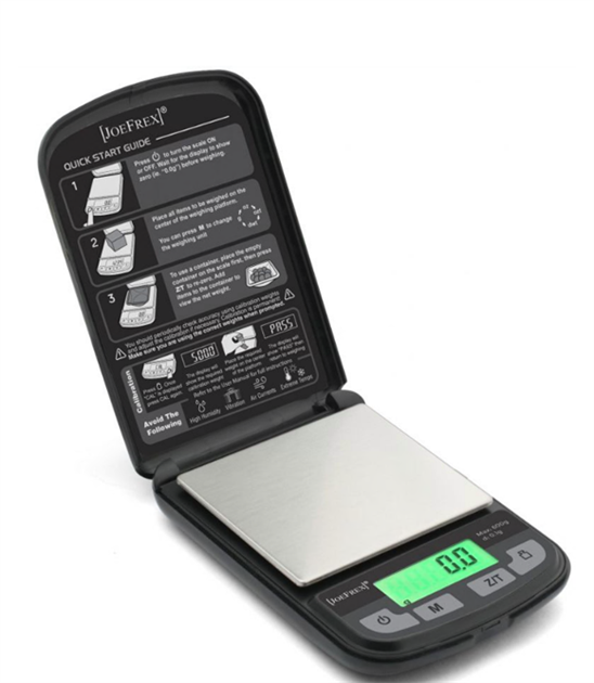 JoeFrex Digital Coffee Scale precisionsvåg, Svart