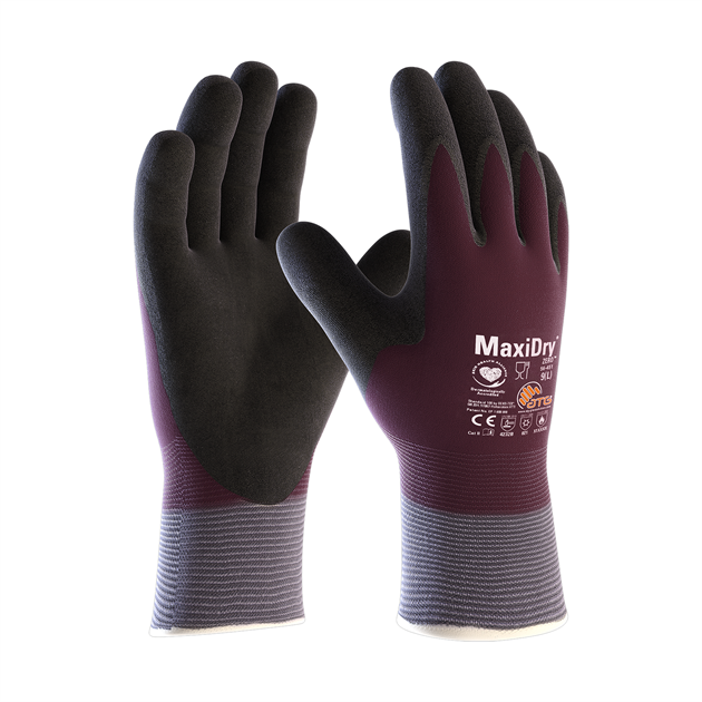 Varmfodrade montagehandskar 6-pack