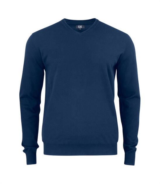 Stickad tröja V-ring Herr