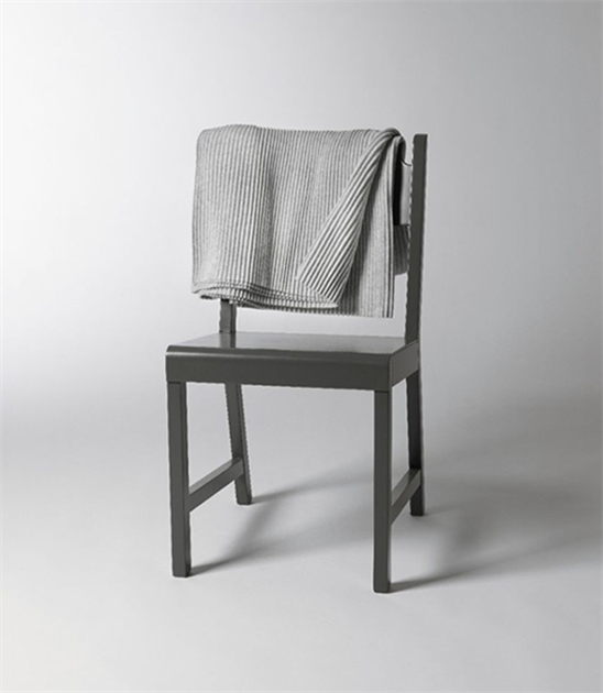 Design House Stockholm, Pleece Pläd, 140 cm 170 cm, Ljusgrå