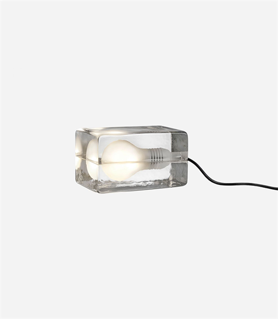Design House Stockholm, Block lamp, Svart sladd