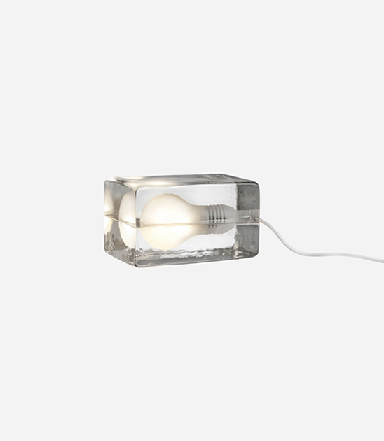 Design House Stockholm, Block lamp, Vit sladd